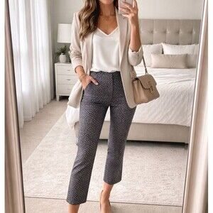 Banana Republic Factory Ryan Fit Geo Print Pants Size 2